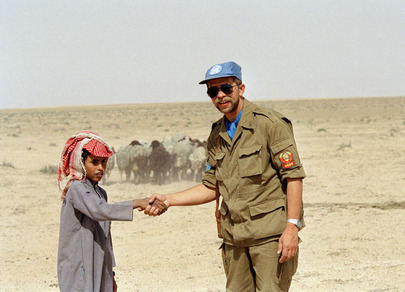 UNIKOM - okolice granicy Iraku i Kuwejtu, 1 maja 1991 r.